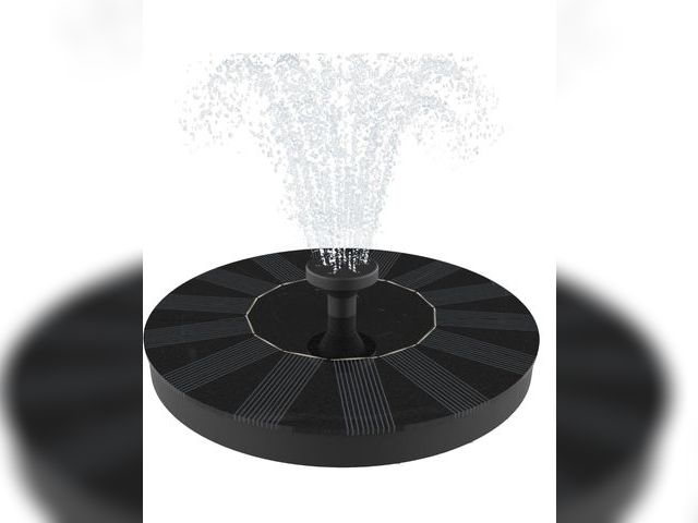 Lot 96-230554 - Solar pump fountain Lightly used