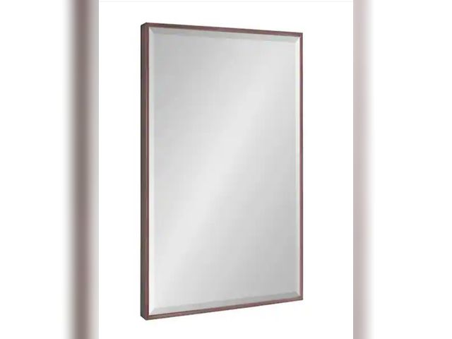 Lot 96-189928 - Kate and Laurel
Rhodes 36 in. x 24 in. Classic Rectangle Framed Bronze Wall Accent Mirror
Appears Li...
