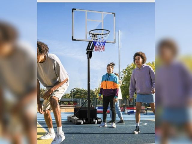 Lot 96-198546 - Adjustable Basketball Hoop with Shatterproof Backboard
New
MSRP $290.00