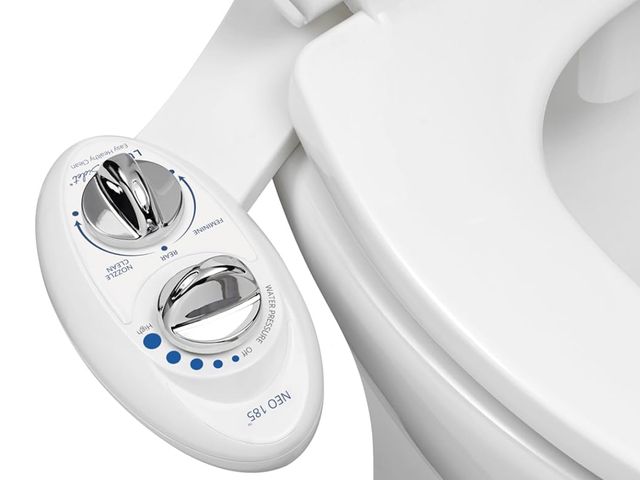 Lot 96-165925 - LUXE Bidet NEO 185 - Self-Cleaning, Dual Nozzle, Non-Electric Bidet Attachment for Toilet Seat, Adju...