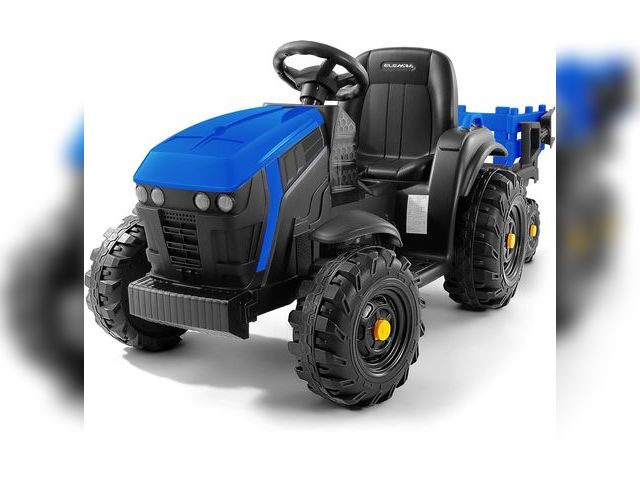 Lot 96-211035 - ELEMARA 24V 9AH Kids Ride on Tractor with Easy Detachable Trailer,Electric Vehicles Ride On Tractor ...