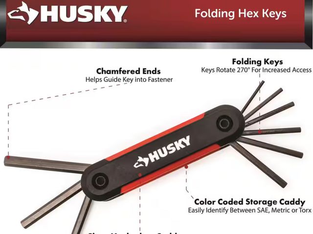 Lot 96-191830 - Husky
Folding Hex Key
used