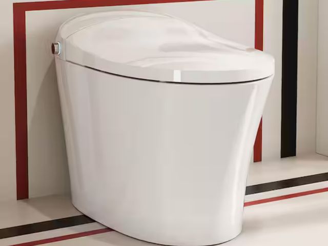 Lot 96-181926 - Hanikes
1-Piece 1/1.27 GPF High Efficiency Dual Flush Elongated Toilet in White with Heated Seat and...