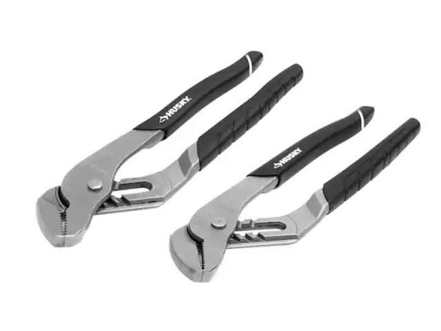 Lot 96-191905 - Groove Joint Pliers Set (2-Piece) New