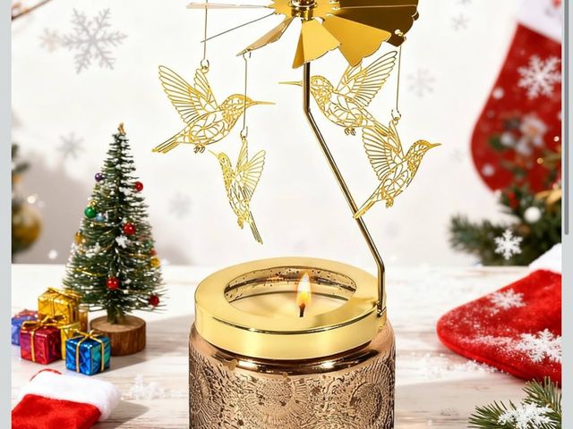 Lot 96-191531 - Hummingbird Rotating Scented Candles, Birthday Gifts for Women, Hummingbird Candle Gift for Women, U...