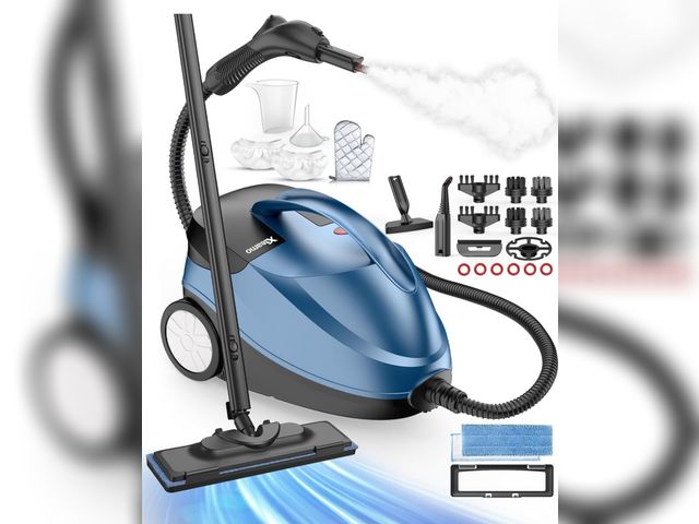 Lot 96-180263 - Pressurized Handheld Steam Cleaner for Home Use with 30 Accessories – Heavy Duty Portable Steamer wi...