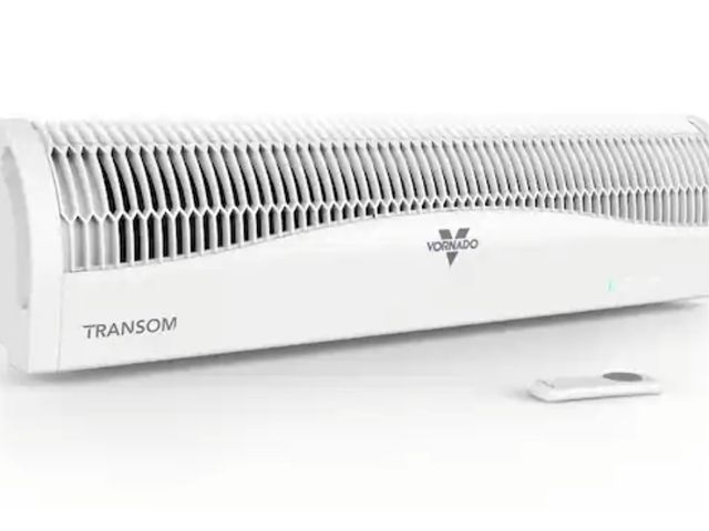 Lot 96-162190 - Vornado
Transom 26 in. 4-Speeds Window Fan with Remote Control Reversible Exhaust Mode Weather Resis...