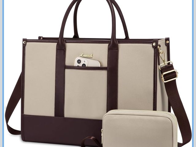 Lot 96-179943 - LOVEVOOK Laptop Tote Bags for Women Work Bag 15.6 inch Large Professional Teacher Purse Lightweight ...