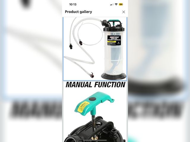 Lot 96-176209 - OEMTOOLS 24389 Manual Fluid Extractor Pump, 1.4 Gallon (5.3L) Oil Extractor Pump Capacity, Use for O...