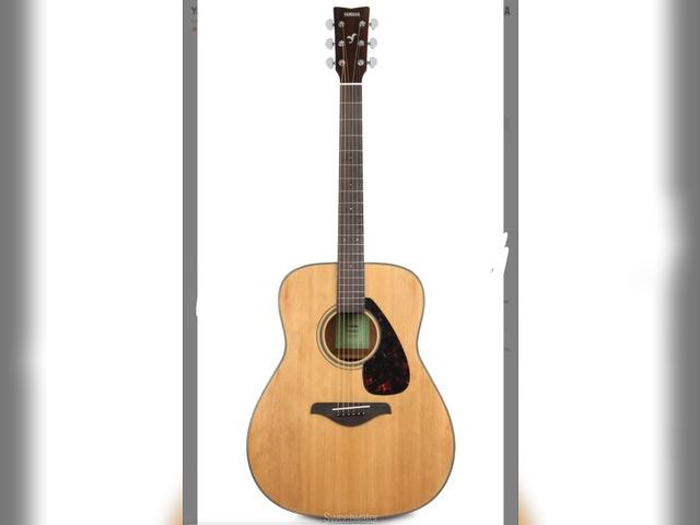 Lot 96-164216 - Yamaha FG800J Acoustic Guitar - Natural New but has small dent from shipping see photo, MSRP $239