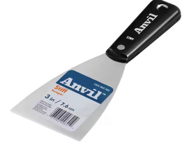 Lot 96-211945 - Anvil 3 in. Stiff Steel Paint Scraper
New