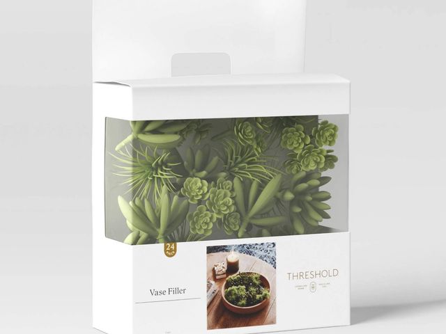 Lot 96-164700 - Artificial Succulent Filler Light - Threshold : Indoor Tabletop Decor, Plastic Faux Flora, No Contai...