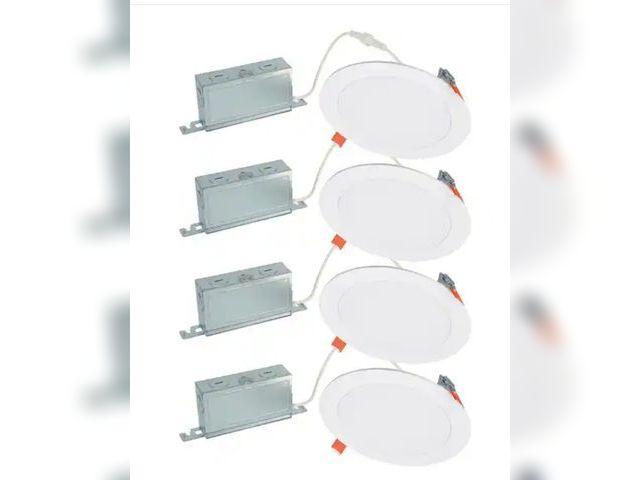 Lot 96-163328 - HALO
HLBSL 6 in. Can Less Integrated LED, 900 Lumens, 5CCT, White (4-Pack)
New