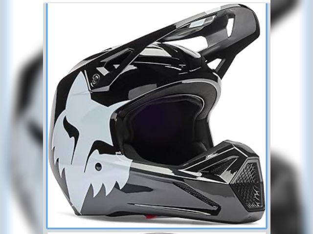 Lot 96-181347 - Fox Racing Unisex V1 Motocross Dirt Bike Helmet Size M MSRP $264.95 New