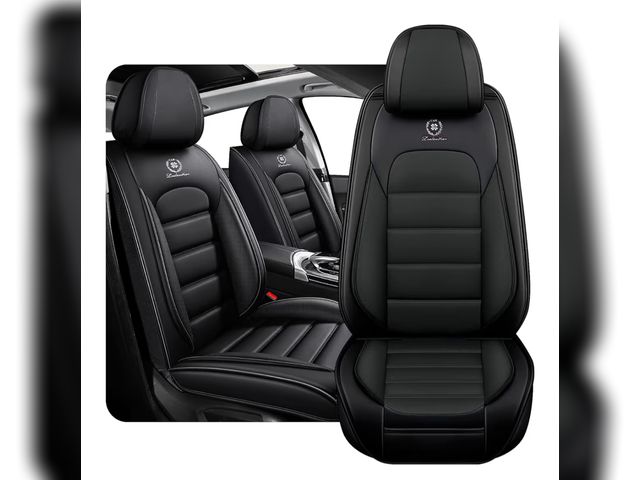 Lot 96-181405 - Black Universal Car Seat Covers, Lion Silver Fits Most Vehicles New Slightly different from stock im...