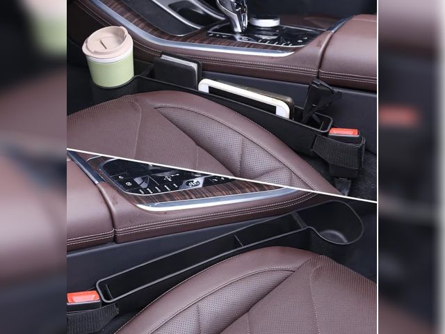 Lot 96-177682 - Car Seat Gap Filler, Multifunctional Seat Side Gap Filler with Cup Holder &amp; Organizer, Gap Stopp...