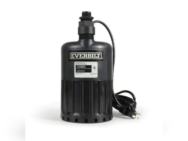 Lot 96-164766 - Everbilt 1/2 HP Waterfall Submersible Utility Pump MRPS $139
New
