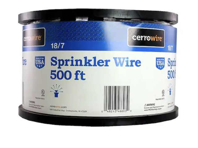 Lot 96-221984 - 18/7 Black Solid Copper Sprinkler Wire, length unknown, New
