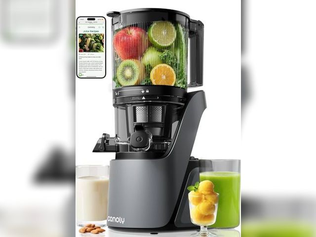 Lot 96-187497 - Canoly C16 Cold Press Juicer, with a 6" Wide Chute &amp; Self-Precut, 3-in-1 Strainers (Juice &amp; ...