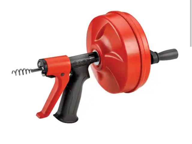 Lot 96-211284 - RIDGID Power Spin+ 1/4 in. x 25 ft. Hybrid Drain Cleaning Snake Auger (Manual or Cordless Drill Oper...
