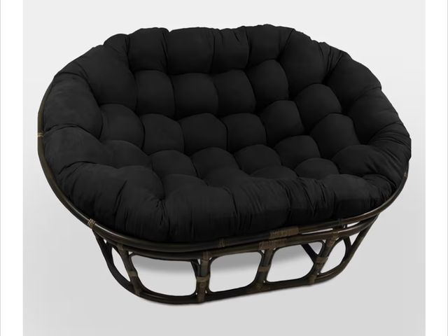 Lot 96-179182 - Lucky Monet Waterproof Double Papasan Chair Cushion(Without Chair), Outdoor Thicken Soft Comfortable...