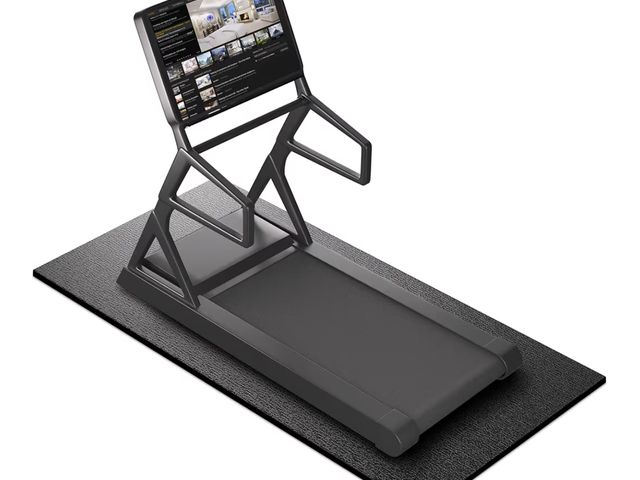 Lot 96-187438 - Treadmill Mat, 6'x3', 6mm Thick Exercise Equipment Gym Mat for Hardwood FloorCarpet, Compatible with...