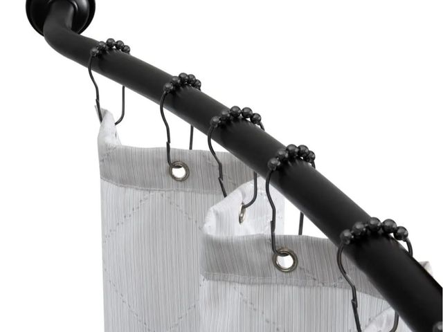 Lot 96-214078 - Bath Bliss
42 - 72 in. Curved Shower Rod in Matte Black
New
