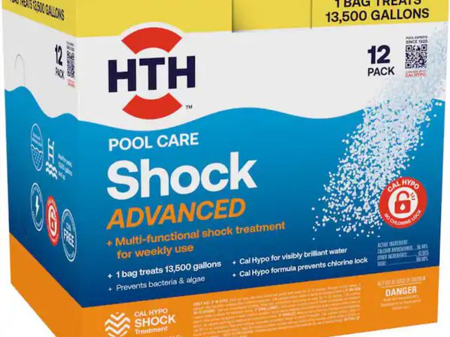 Lot 96-214314 - HTH
12 lb. Pool Care Shock Advanced (12-Pack of 1 lb. Shock)
New