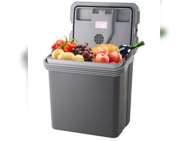 Lot 96-180958 - KOUDERA Electric Portable Cooler and Warmer with Handle,24 L Including Extra Long Cables Dual 110V A...