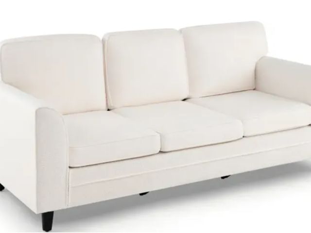 Lot 96-226991 - Costway
Upholstered Teddy Velvet 3-Seat Sofa with Comfy Back Pillows
New
Msrp $219.99