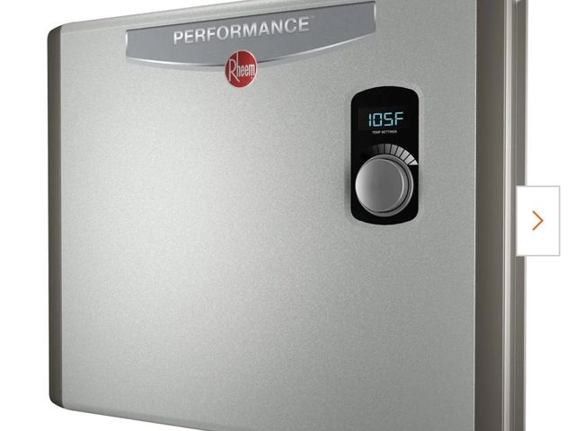 Lot 96-211113 - Rheem Performance 36 kW 7.03 GPM 240-Volt Self-Modulating Electric Tankless Water Heater MSRP $998.1...