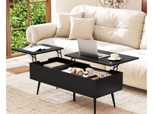 Lot 96-187949 - Lift Top Coffee Table with 2 Hidden Compartments
New