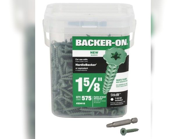 Lot 96-173958 - ITW Brands 23416 575PC 9X1-5/8 Backer-ON, 1.625 inches
New