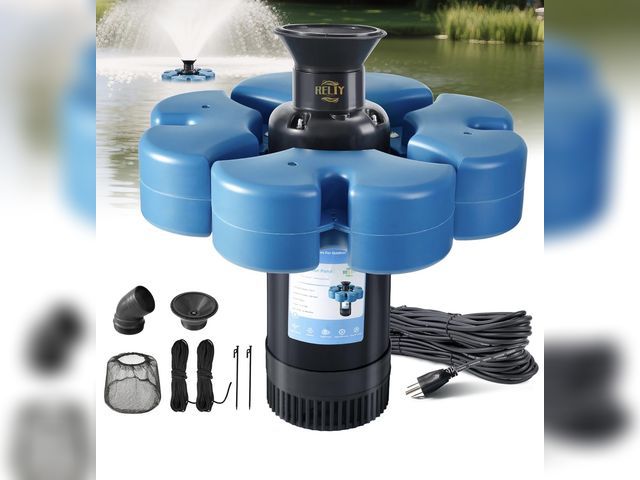 Lot 96-226550 - Visit the Store, RELIY
RELIY
Visit the Store
4.5
4.5 out of 5 stars
(168)
Pond Fountain Aerator, 1HP...
