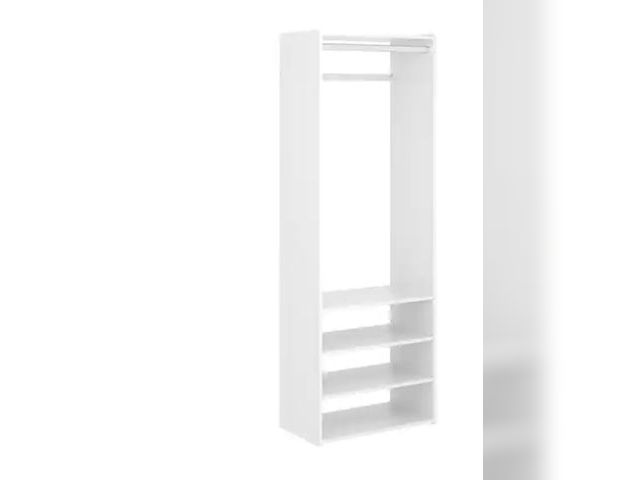 Lot 96-156909 - Closet Evolution
Select 25 in. W Classic White Wood Closet Tower
New 
Msrp $158.00