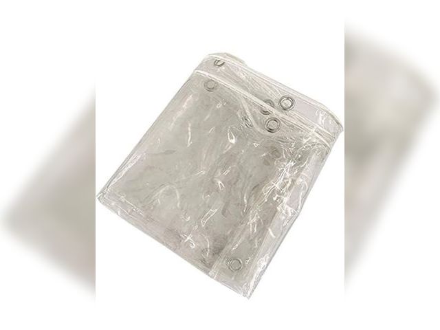 Lot 96-190784 - ZHANGQINGXIU Transparent Tarpaulin, Heavy Duty Waterproof PVC Tarps Sheet, (400gsm) Weather Resistan...