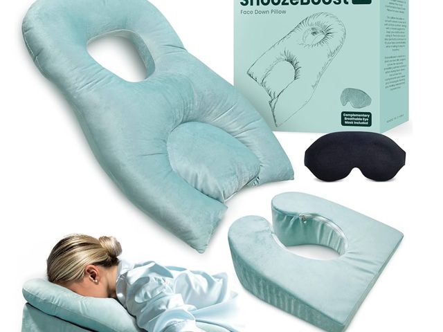Lot 96-170277 - Face Down Pillow After Eye Surgery, BBL Pillow After Surgery for Sleeping, Prone Massage Bed Pillow ...