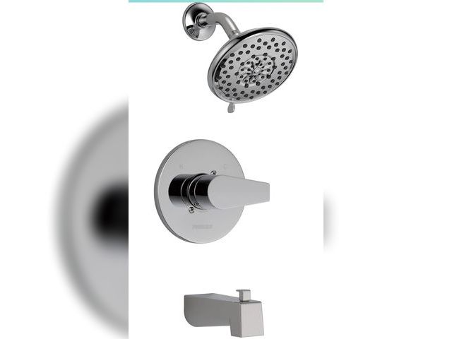 Lot 96-160806 - Peerless Delta Faucet Peerless Xander Tub Shower Trim Only (Valve Sold Separately), Chrome PTT14419 ...