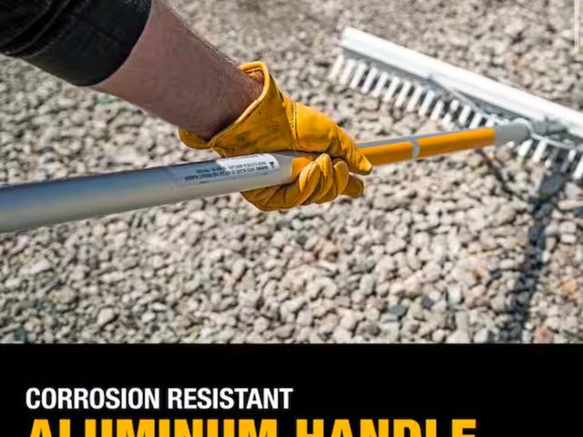 Lot 96-174216 - 66 in. Aluminum Landscape Rake
unused, some prongs bent