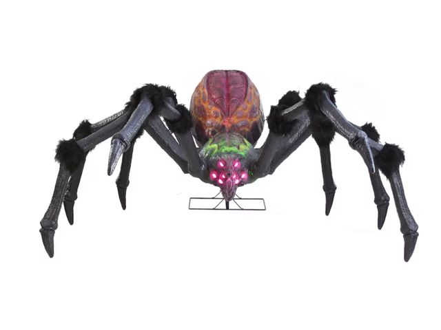 Lot 96-183095 - Home Accents Holiday 9.5 ft. Long Gruesome Grounds Giant-Sized LED Arachnophobia Spider New MSRP $34...