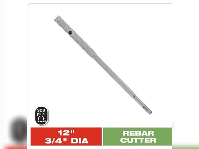 Lot 96-221853 - DIABLO 3/4 in. x 12 in. SDS-Plus
Rebar Cutter New