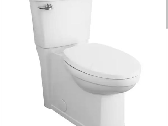 Lot 96-165102 - American Standard 
Cadet 3 Decor Tall Height 2-Piece 1.28 GPF Single Flush Elongated Toilet with Sea...