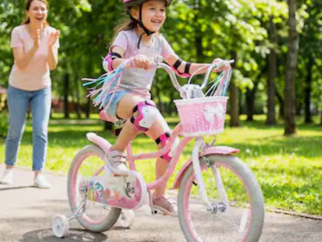 Lot 96-227086 - Gymax - 16'' Kids Bike Toddler Bicycle w/ Training Wheels Hand &amp; Coaster Brakes - Pink
New
Msrp ...