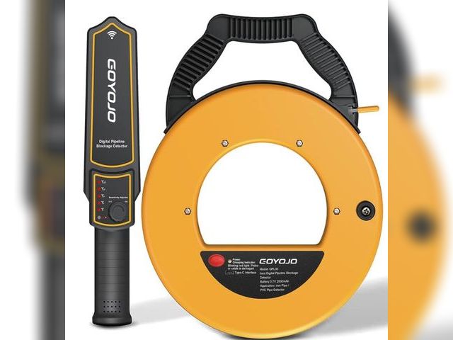 Lot 96-163598 - Pipeline Blockage Detector Locator for PVC &amp; Metal Pipes – 30M Pipe Locators Underground Sewer W...