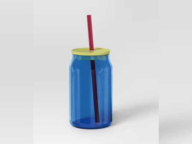 Lot 96-158775 - Room Essentials Glass Straw Tumbler 
New