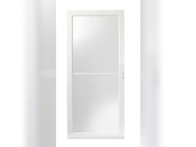 Lot 96-183684 - Andersen
3000 Series 36 in. x 80 in. White Right-Hand/Outswing Full-View Retractable Aluminum Storm ...