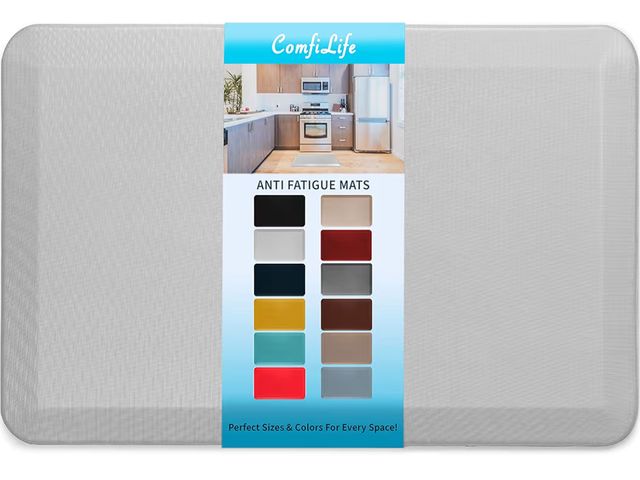 Lot 96-178527 - ComfiLife Anti Fatigue Floor Mat – 3/4 Inch Thick Kitchen Mats for Floor, Standing Desk Mat, Kitchen...