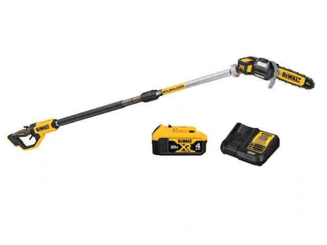 Lot 96-161625 - DEWALT
20V MAX 8in. Brushless Cordless Battery Powered Pole Saw Kit with (1) 4 Ah Battery &amp; Char...