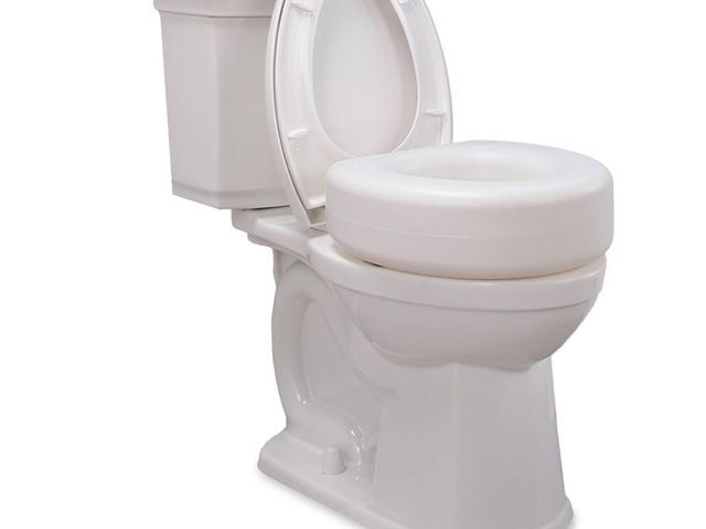 Lot 96-163796 - 770-610 4 Inch Portable Raised Toilet Seat Riser, Elevated Toilet Seat for Seniors

New