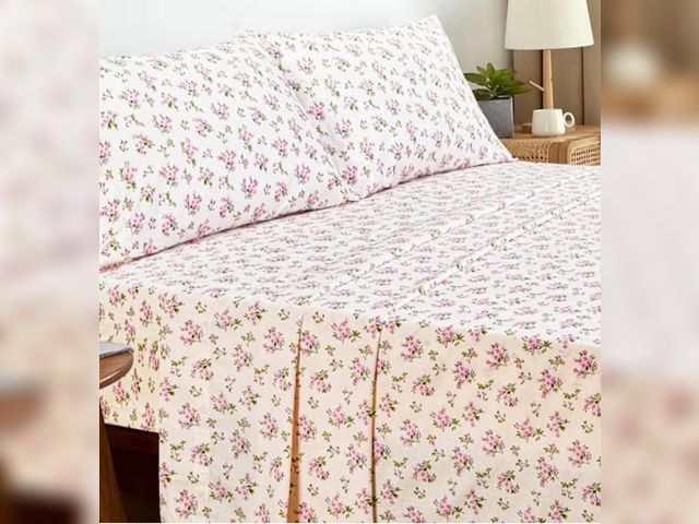 Lot 96-232729 - Sleepdown 100% Cotton Queen Size Bed Sheets Set with Deep Pockets, Cozy Percale sheets with Elastic ...